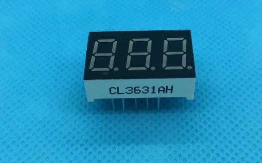 10pcs 7 segment common Cathode/Anode 3 Bit digital Tube 0.36