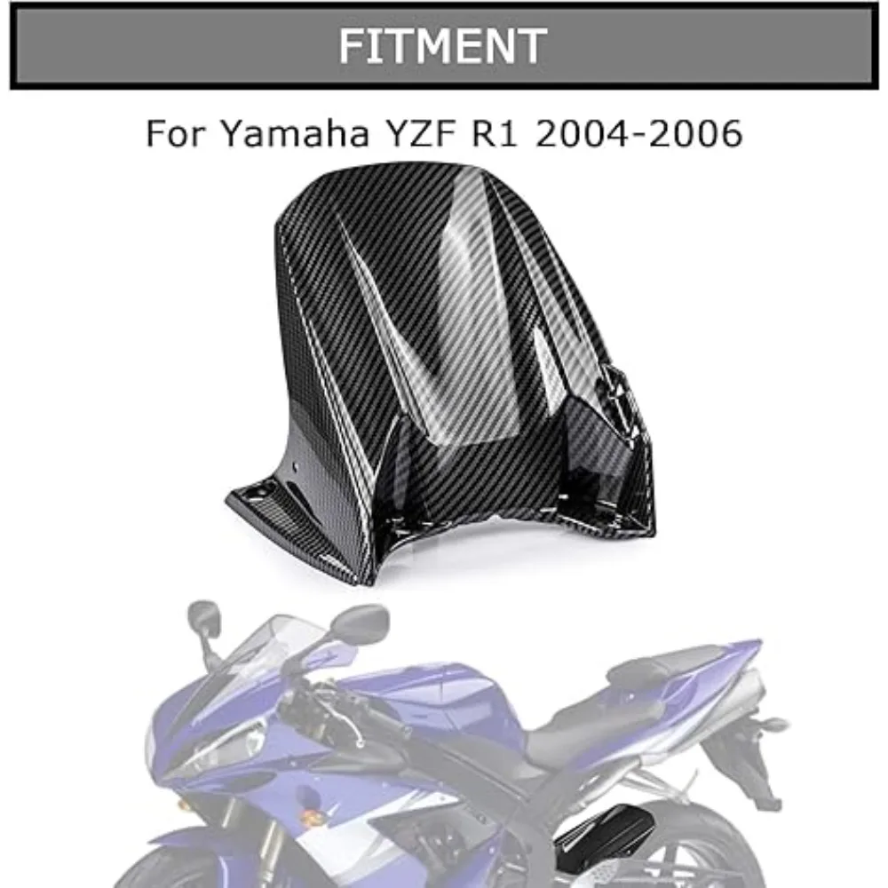 Motorrad Kotflügel Hinten Kotflügel Verkleidung Reifen Hugger Splash Schutz Boden Für Yamaha YZF 1000 R1 2004 2005 2006 Zubehör