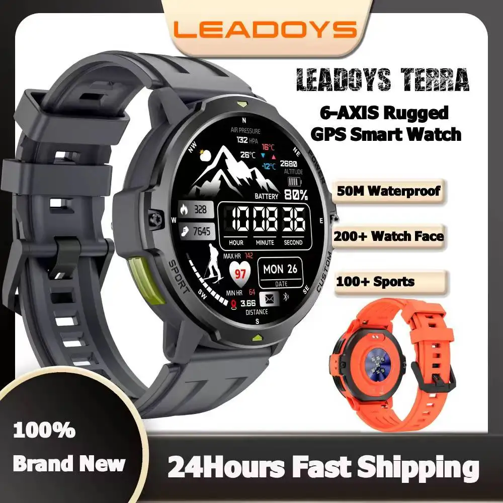 2026 New C31 GPS Multi-Sport Smart Watch 150+ Modes - 6-Axis Gyro & Gomore Algorithm, 30M Waterproof for Daily Use