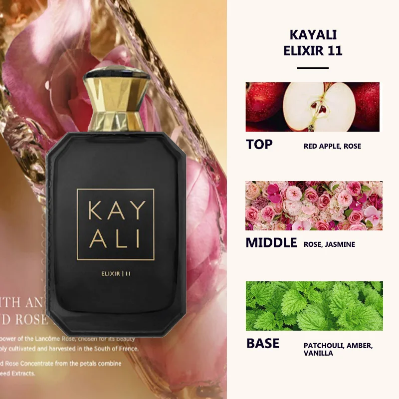KAYALI 100ml EDP Intense Spray - Zoete Fruitige Bloemen & Warme Woody Unisex Geur |   Langdurige, vertrouwenvergrotende geur