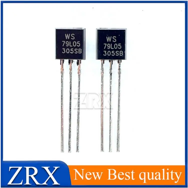 5 قطعة/الوحدة خط الصمام الثلاثي 79L05 WS79L05 5 فولت ثلاثة محطة الجهد استقرار أنبوب to92 في المخزون