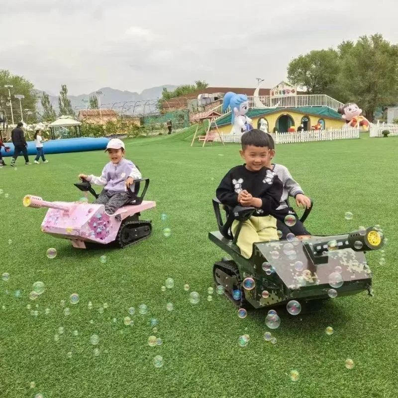 Children's shared electric tracked car