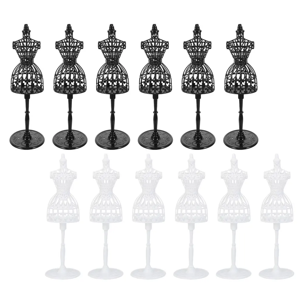 

Elegant Mini Dress Form Dollhouse Hanger Mannequin Stand for Clothes Display Lightweight Easy Assembly Versatile Use in Toy