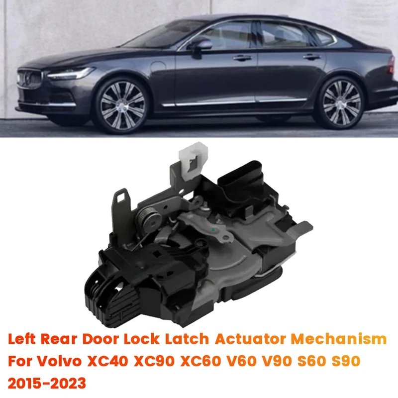 

Задний дверной замок для Volvo XC40 XC90 XC60 V90 S60 S90 2015-31462448 2023 LHD