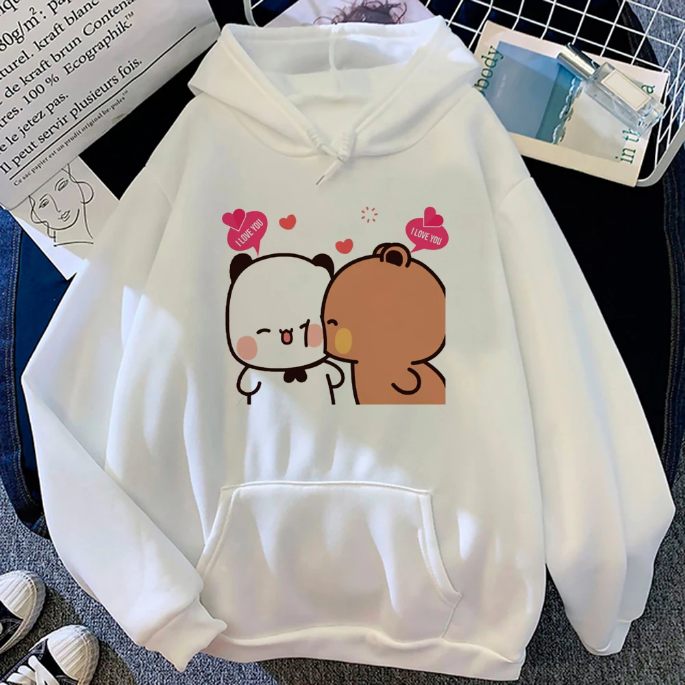 

Bubu Dudu hoodies women harajuku japanese graphic sweater female anime tracksuit