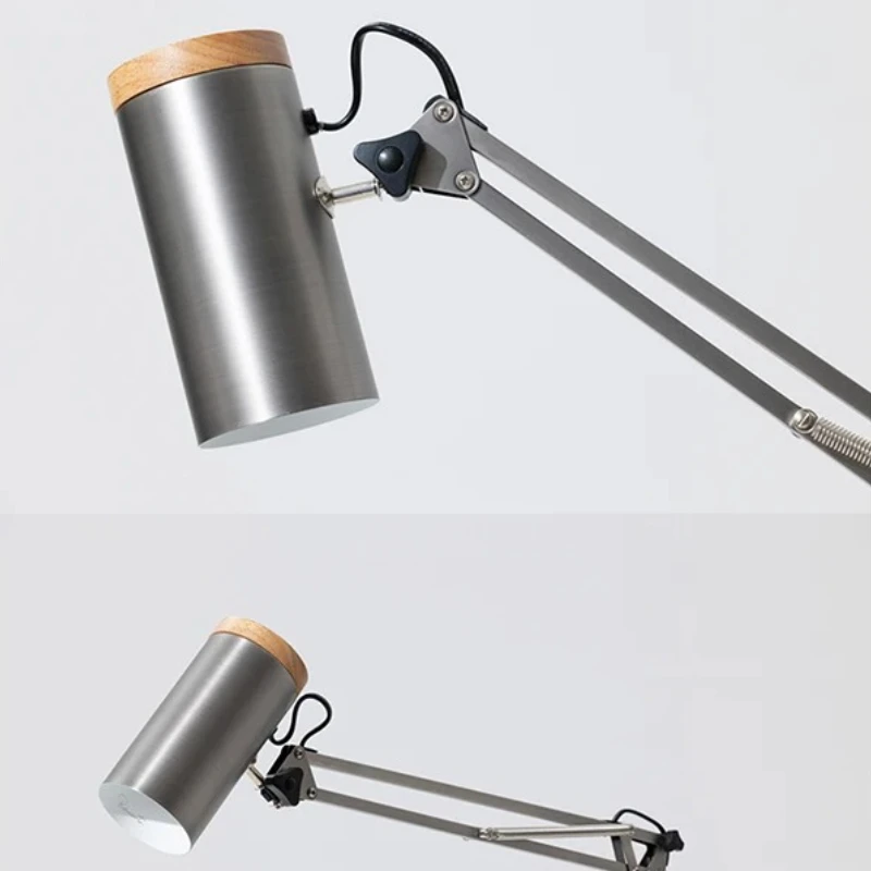 Danish Designed Floor Lamp with Adjustable and Simple Reading Light Living Room Sofa Side LED Standing Lamp Bedroom Bedside Lamp