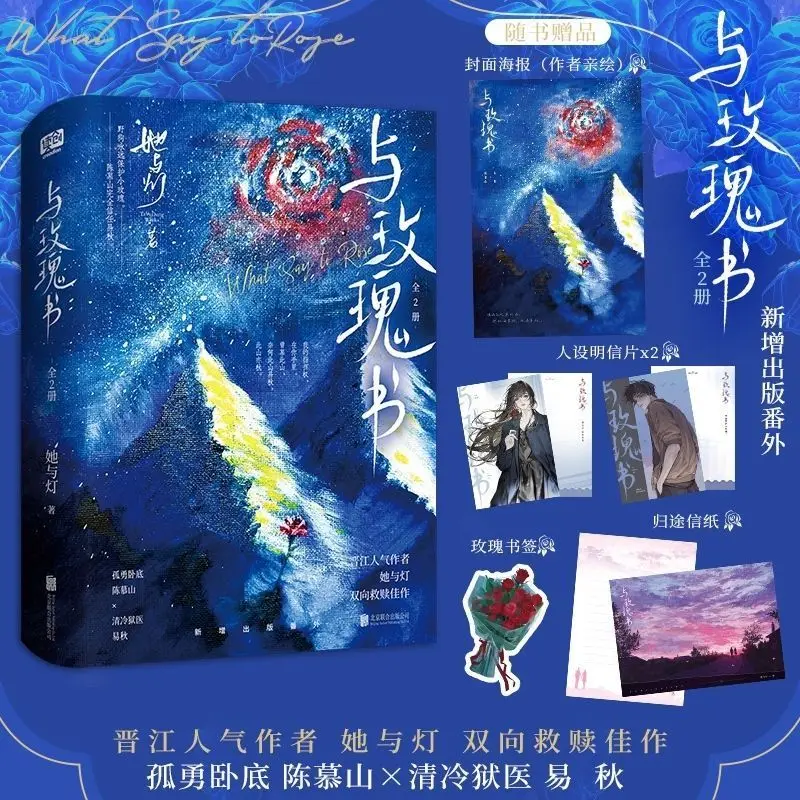 玉梅桂書小説本 全2冊 著者：タ・ユ・デン 中国語 双方向救済ロマンス小説