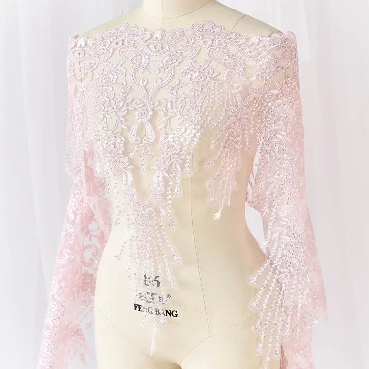 

3 Meters.Sequin Border Lace Trimming,Wedding Dress,Decorative Tablecloth,DIY Headdress,Multiple Colors Can Be Selected Custom