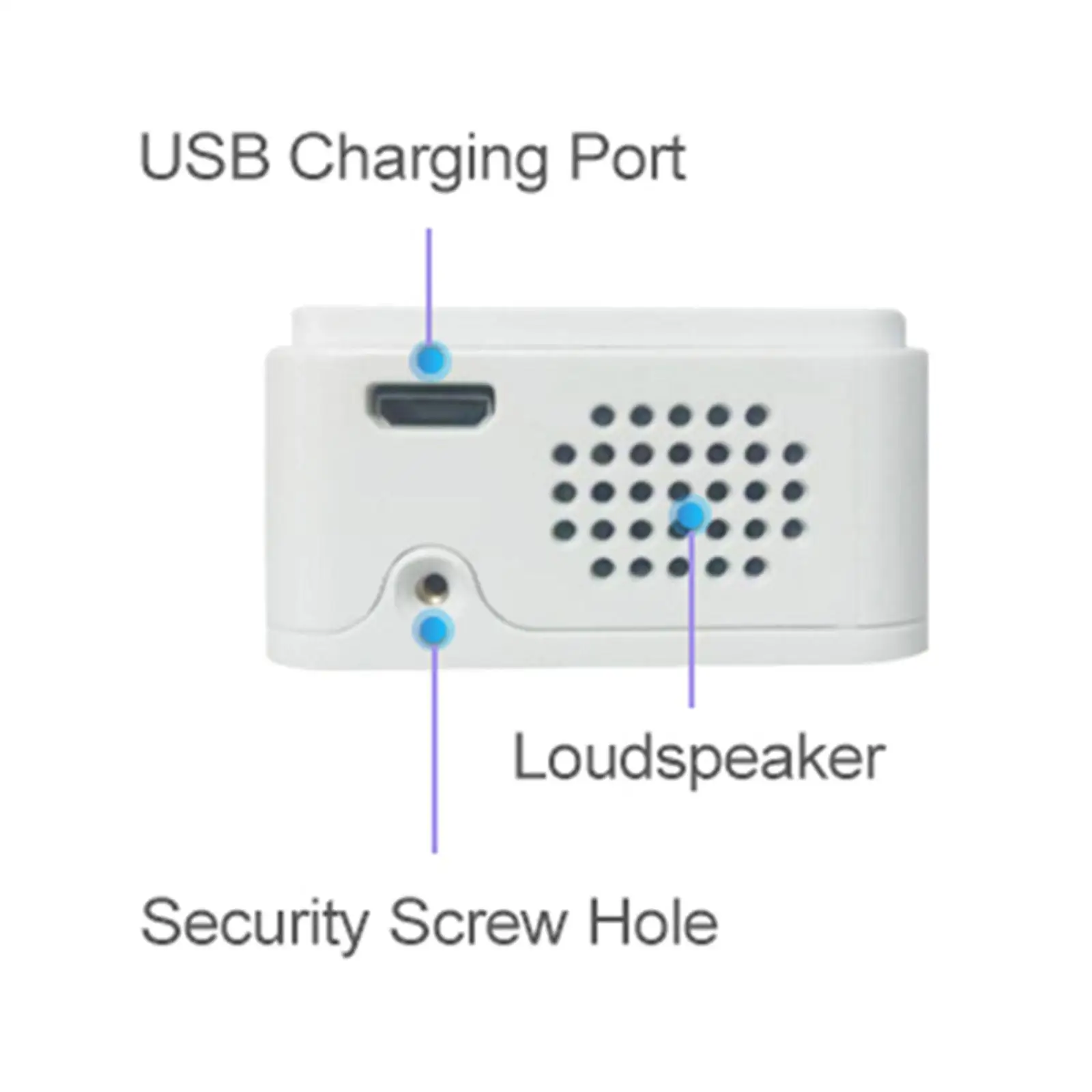 Smart Video Wireless Camera Door Bell, Volume ajustável, versátil App Control