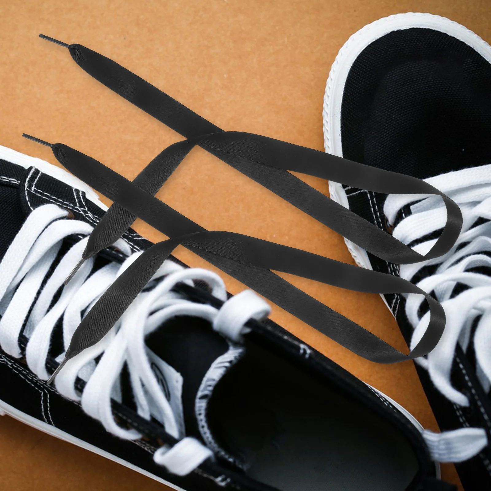 

0.7M Ribbon Shoe Lace Lightweight Durable Shoestring For Women Shoes Decoration Diy Ribbon Shoelaces Sport Shoes