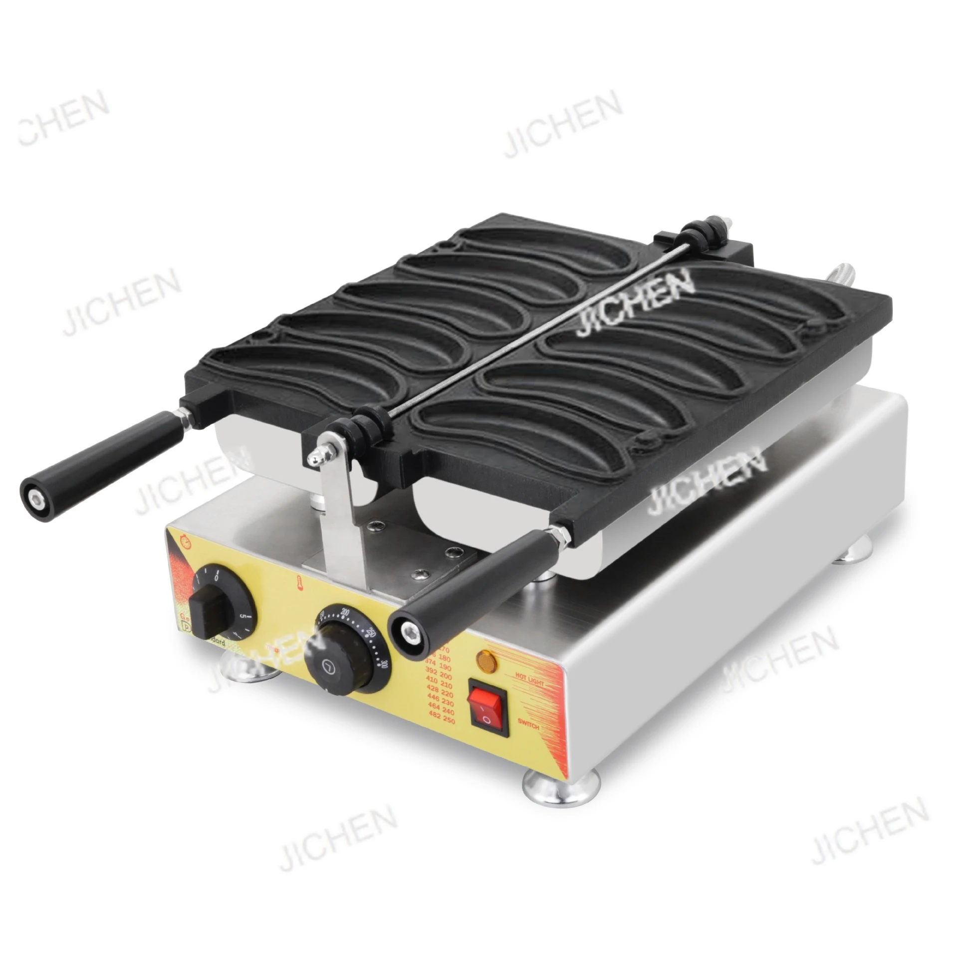 

Smiley face popped egg roasting machine commercial banana waffle machine stall