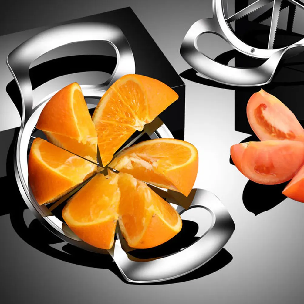 

Fruit Slicing Tool Stainless Steel Orange Slicer Cutter Kitchen Accessory Non and Reliable for Quick