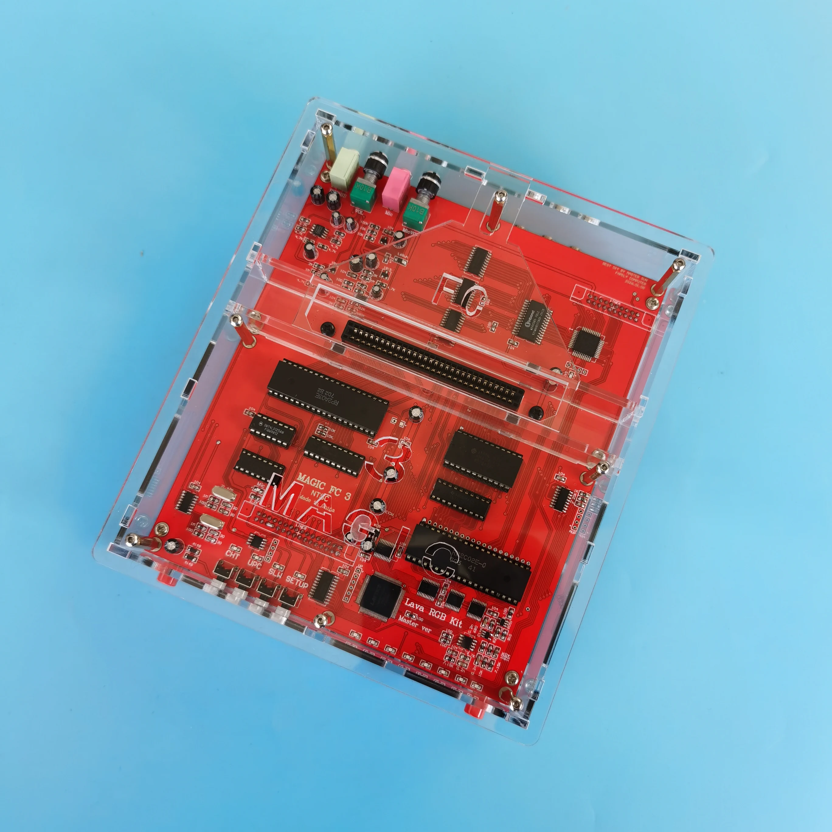 

MAGIC FC Game Console Includes Built-In OE Patches/Overclocking And RAM DEBUG Memory Controller Golden Finger Function NTSC