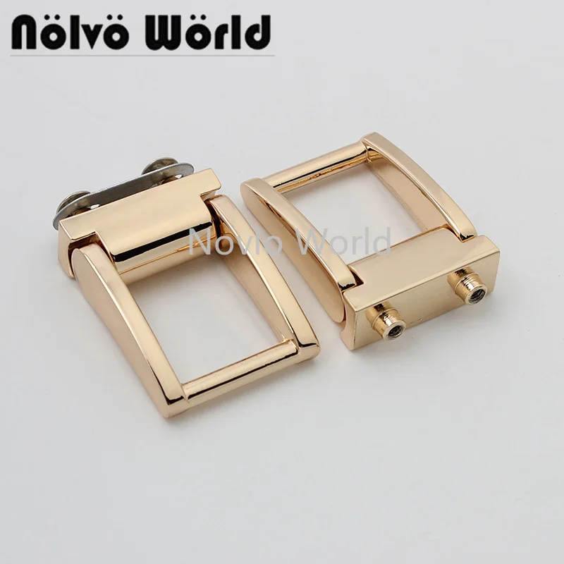 5-25-50 pairs 2 colors 28*41mm 19mm inner metal connector buckle for briefcase handbag purse diy purse hanger bag accessories