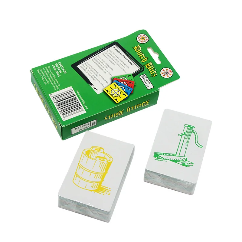 Dutch Blitz Das Original Fast-Paced-Kartenspiel enthält 160 Karten schnell und leicht zu erlernen. Tolles Familienspiel, Spaß für alle für 2 Personen – Detail 2
