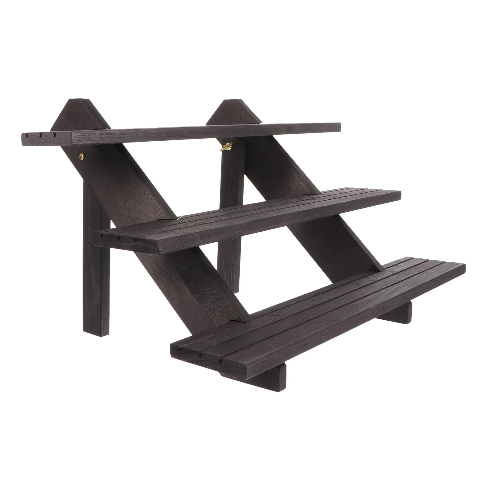 Wooden Jewelry Display Stand Detachable Multi-Layer Jewelry Holder Practical Storage Rack for Earrings Rings Bracelets