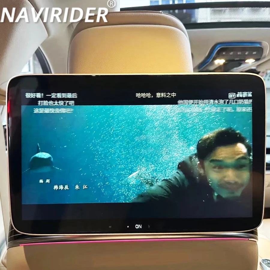 

14" Car Headrest Player Screen For Mercedes Benz S class G class E Class ML Vito V260 Screen Android Monitor Rear Entertainment