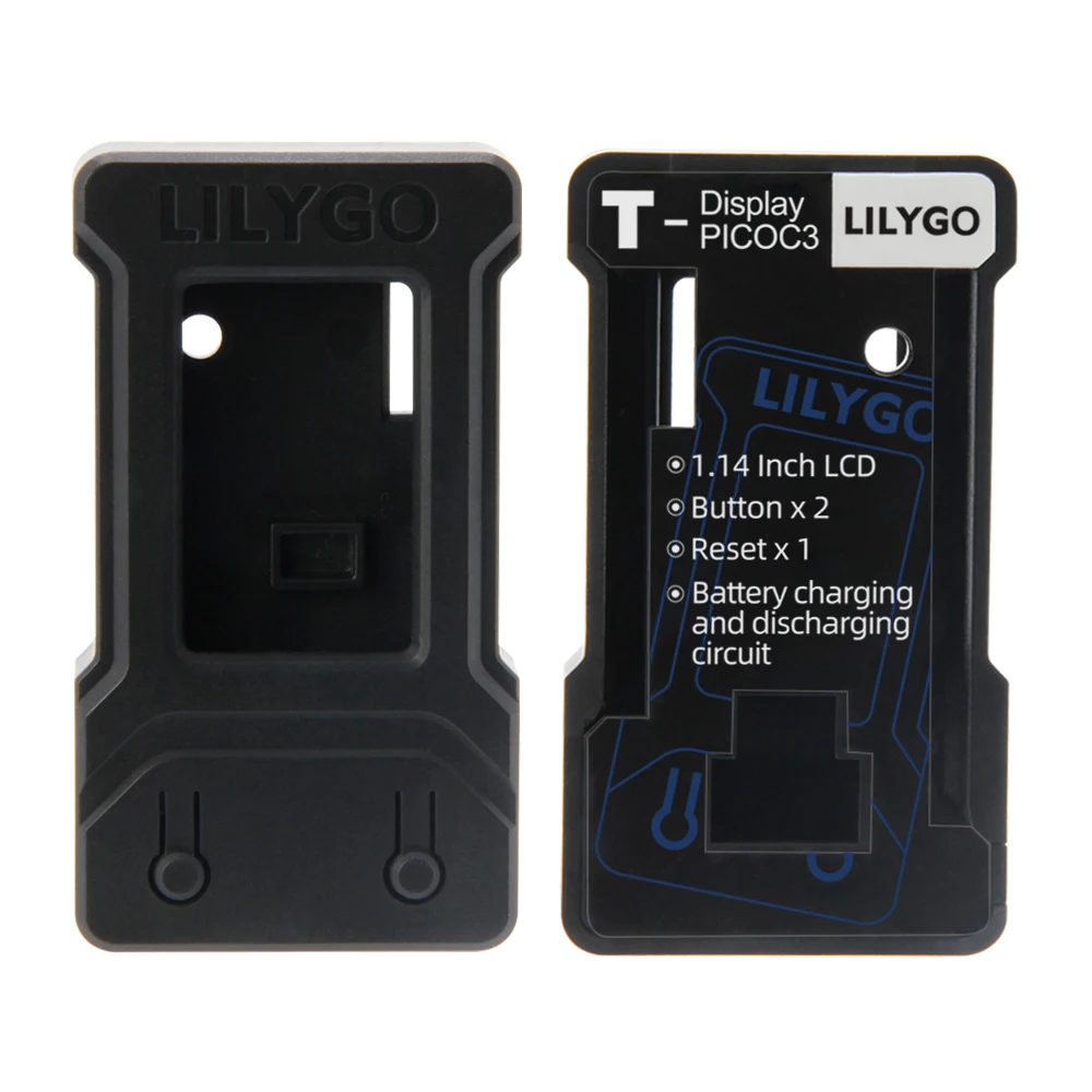 LILYGO® T-Display Shell Корпус T-Display ABS, аксессуары для T-Display T-PicoC3 T-Display RP2040, 3,5-дюймовая плата управления ЖК-дисплеем ESP32