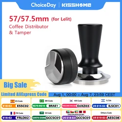 Tamper caffè 57mm 57.5mm Strumenti distributori di elasticità a pressione costante per accessori per macchine per caffè espresso Lelit Anna Barista