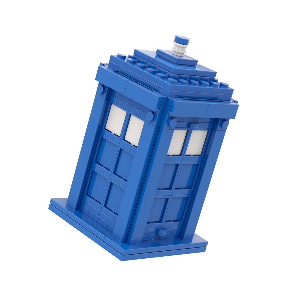 

MOC ‌Vintage Phone Booth 228/PCS Building Blocks DIY Creative Model STEM Toy Holiday Gift for Adults Teens