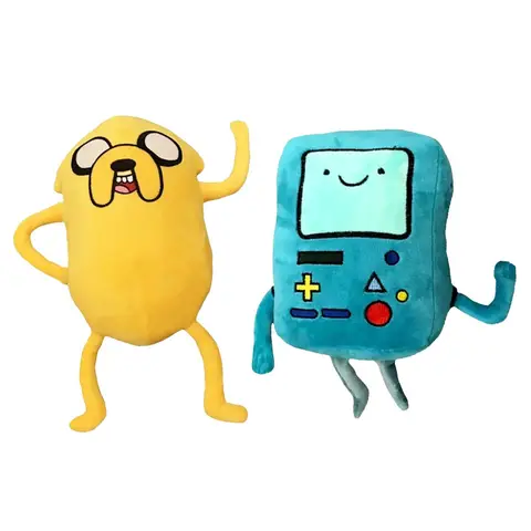Nowe Anime Finn Jake BMO miękkie wypchane lalki zwierzęce kreatywna przygoda czas pluszowe zabawki Cartoon wypchane lalki prezenty dla dzieci