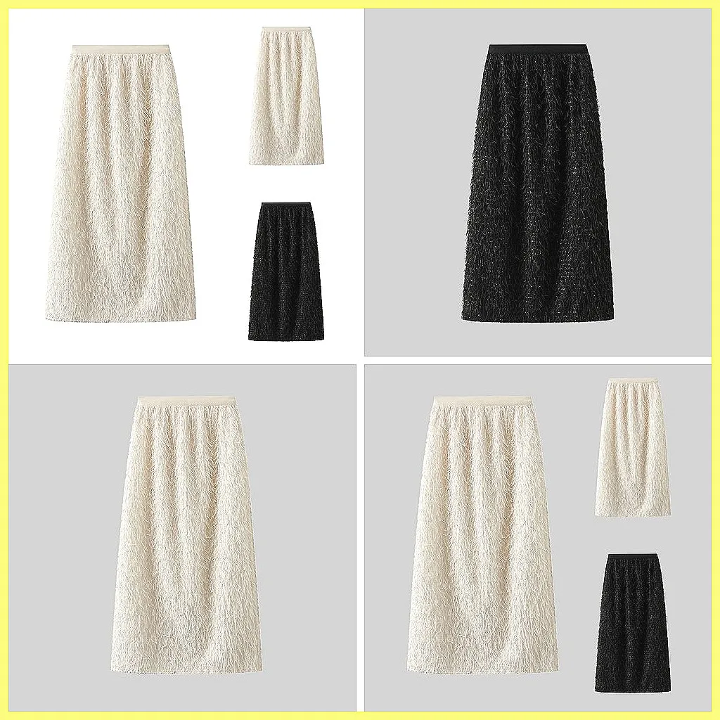 

Женская зимняя юбка с перьевой бахромой, мягкая, средней длины, для вечеринок и клубов, удобная, до бедер