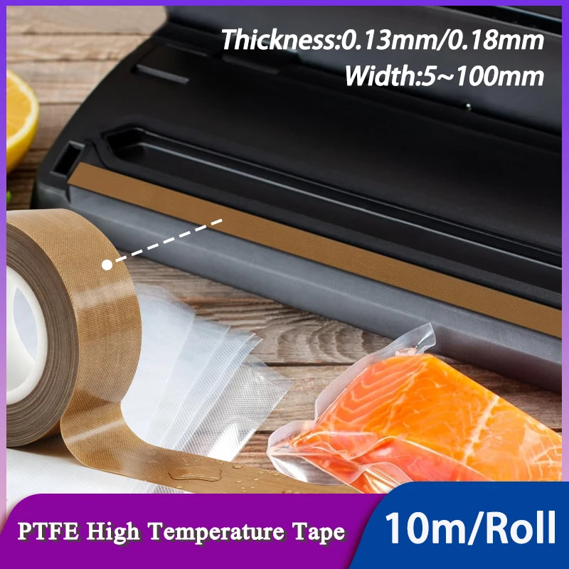 

1 Roll Width 5~100mm PTFE Coated Fabric Tape Thickness 0.13mm/0.18mm High Temperature for PTFE Tape Electrical Insulation Tape