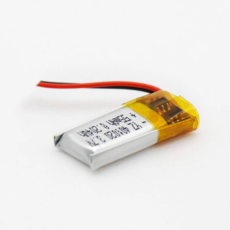 401020 55mAh 3.7V Lithium Polymer Rechargeable Battery for Bluetooth Headset Smart Watch Humidifier GPS Toy