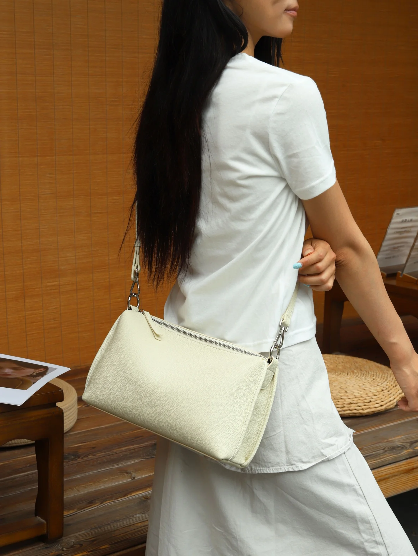 Genuine Leather Women's Shoulder Crossbody Bags 2026 Luxury Designer Ladies Handbag High Quality Underarm Bag Female Tote Bag