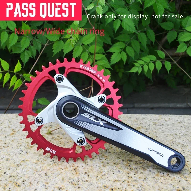 

PASS QUEST MTB круглая звезда 104BCD 7075-T651 алюминиевый сплав CNC Bcd Crown 104 32T/34T/36T/38T/40T/42T/44T/46T/48T пластина