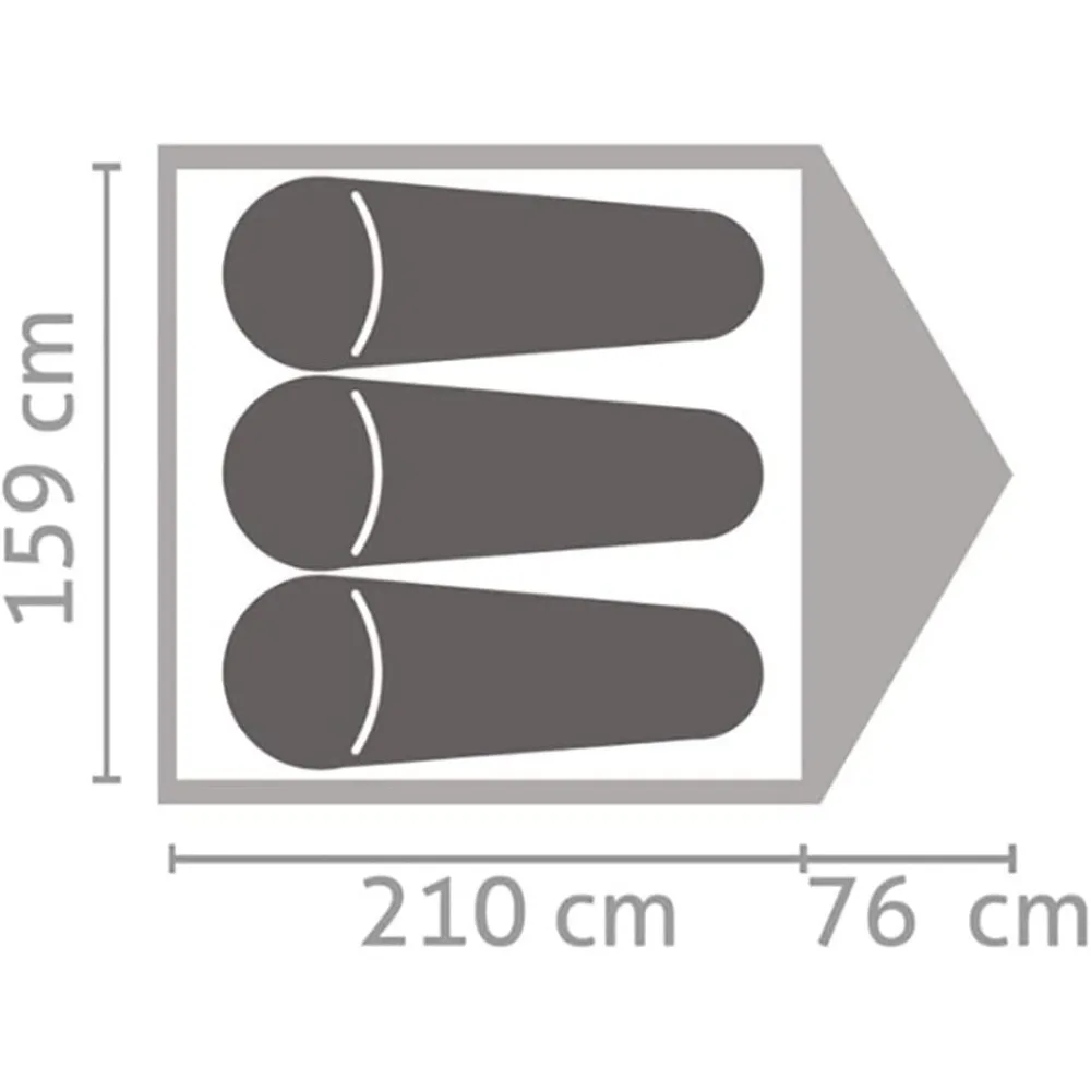 خيمة الظهر Salewa Atlas III باللون الرمادي الصبار #2