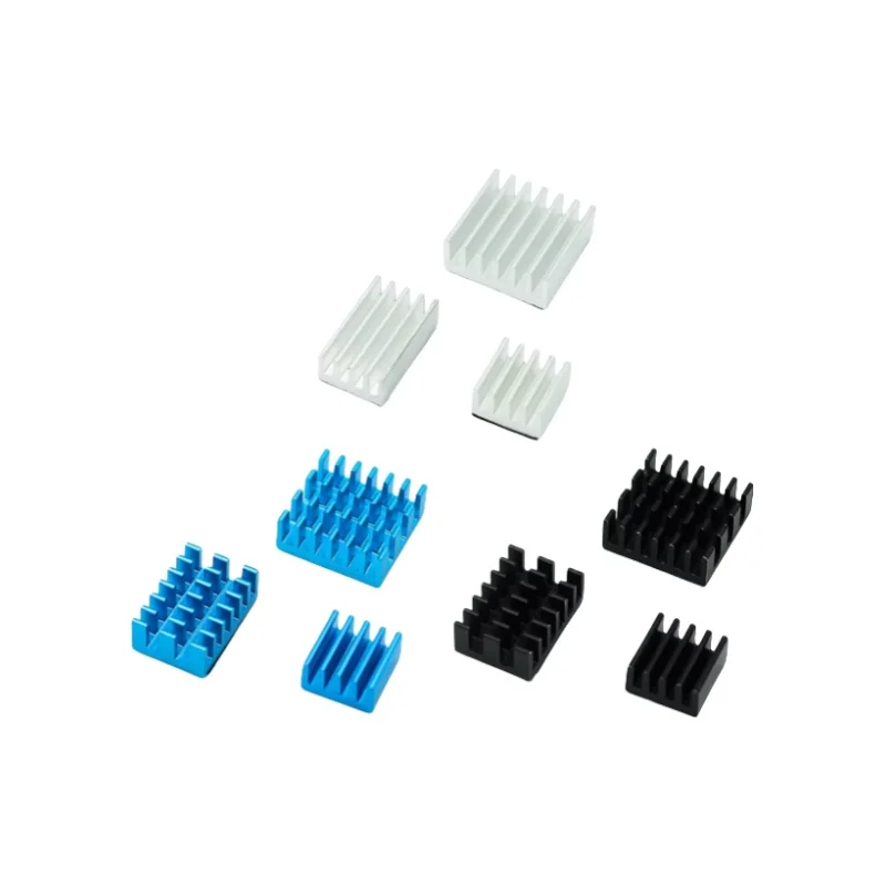 

Anodized Colored Heat Sink for Raspberry Pi 4B Main board IC with Adhesive Backing