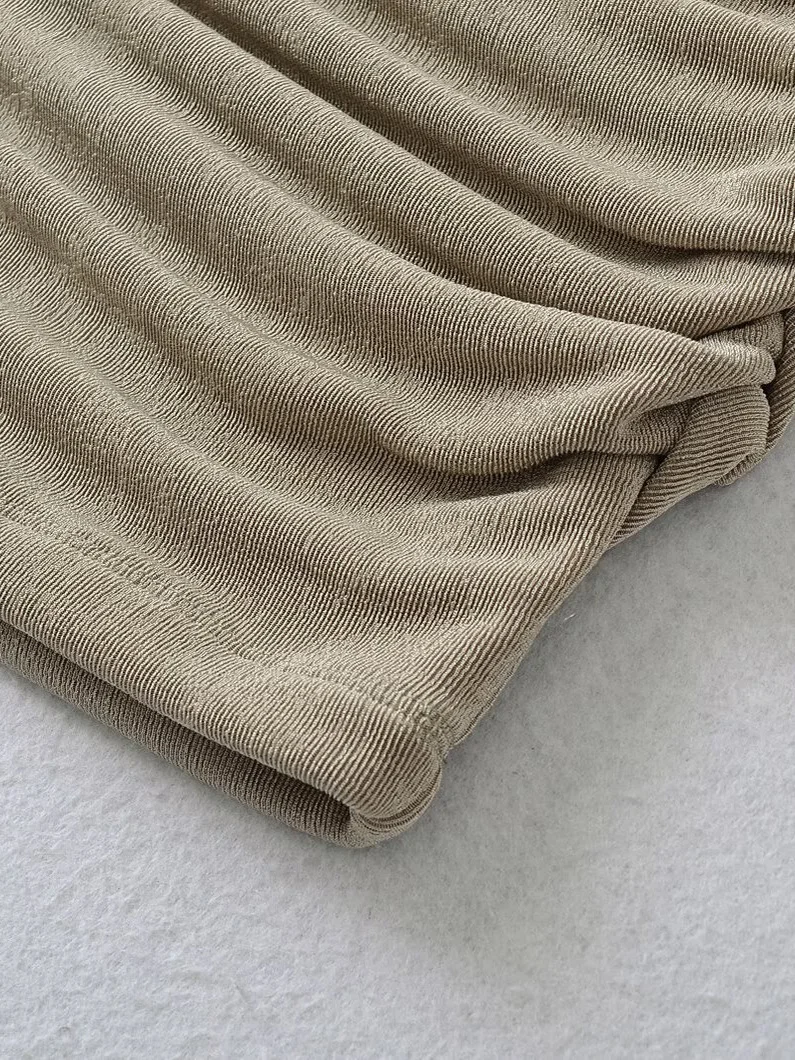 Rue Sle pur désir fille chaude taille haute une épaule Svel envelopper autour de l'orth jupe été décontracté moulante Dr