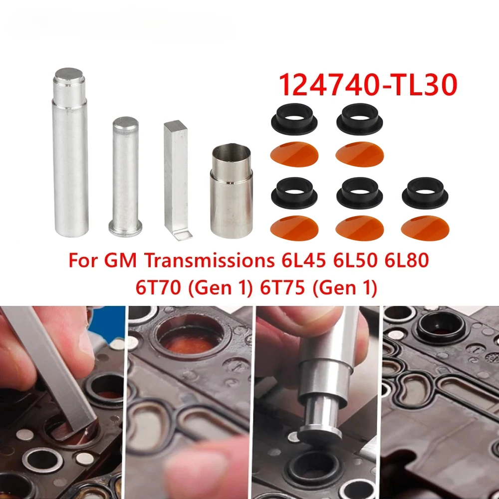 124740 -TL30 Gereedschapsset voor drukschakelaar, werkt met F/ 124740 -30K Voor GM-transmissie 6L90 6L80 6T70 6L50 6L45 (Gen 1)