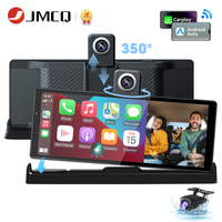 10.26 inch Car DVR 4K Camera Wireless Carplay Android Auto Screen Dash Cam Dual Len Video Recorder GPS Navigation Dashboard