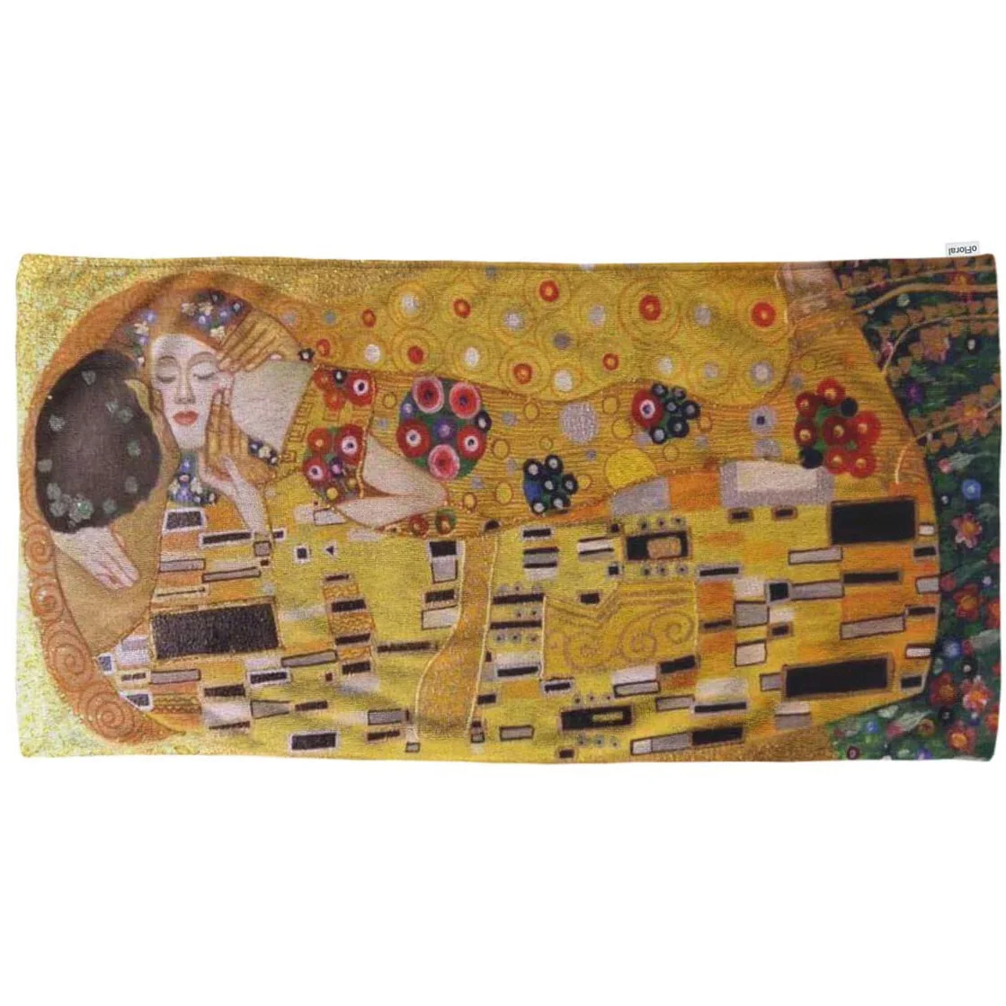 

Хлопковые мочалки Gustav Klimts The Kiss масляная живопись художественное быстросохнущее полотенце
