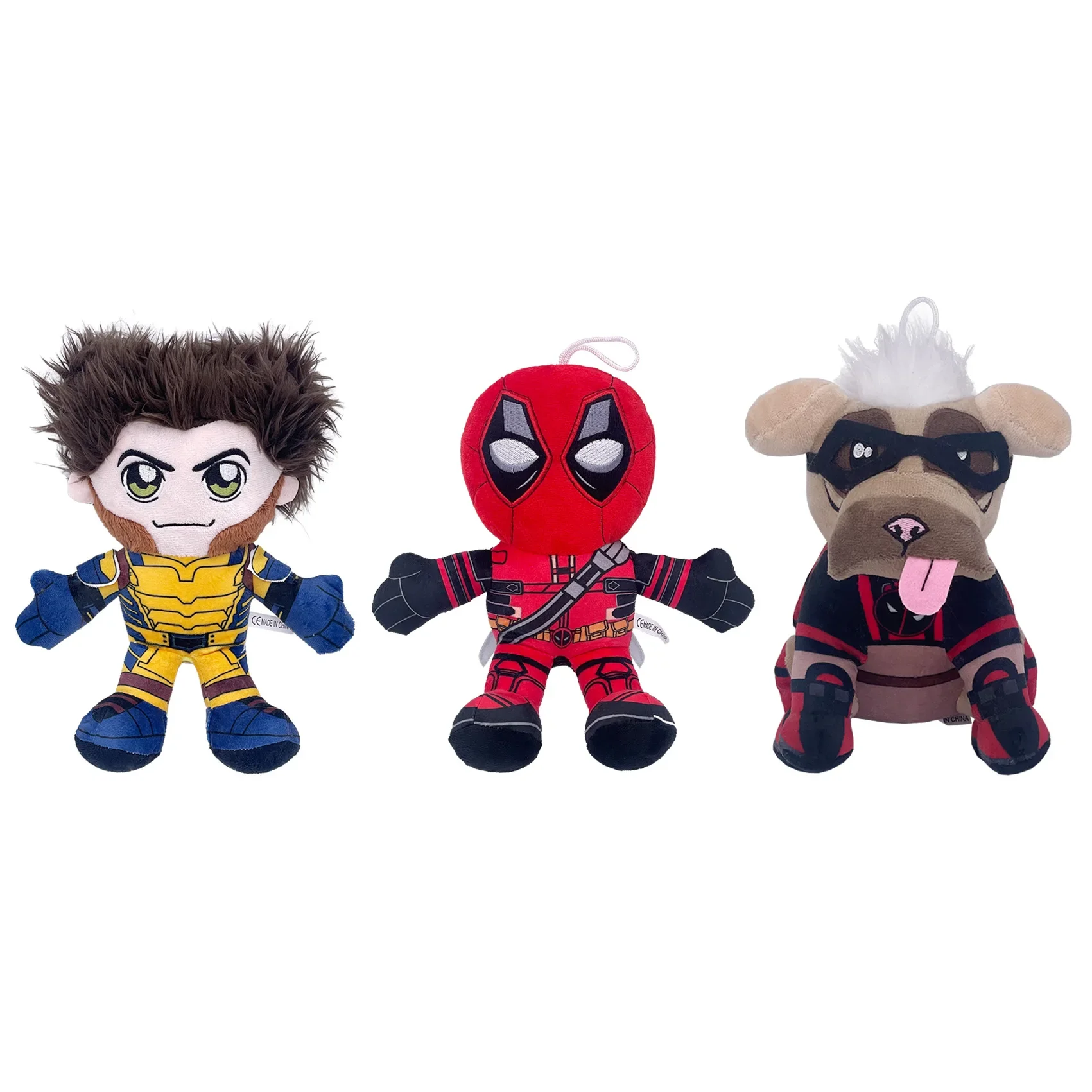 

6styles New Cartoon 25cm DeadpoolsS Plush Dolls Action Soft Stuffed Throw Pillow 2024 Movie Plush Gifts For Fans Kids Birthday