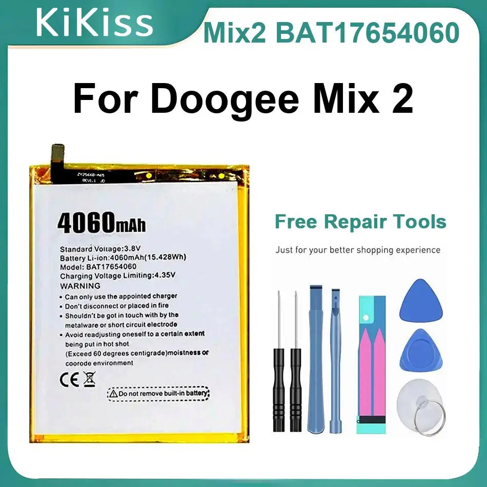 

Сменные батареи Mix2 BAT17654060 для Doogee Mix 2, ремонтный комплект с инструментами