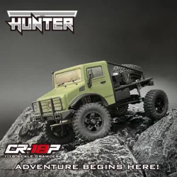 HOBBY PLUS CR18P Trail Hunter 1/18 RC Auto Arrampicata Veicolo Crawler Semi-camion Elettrico Modello di Controllo Remoto Giocattoli Per Adulti Bambini