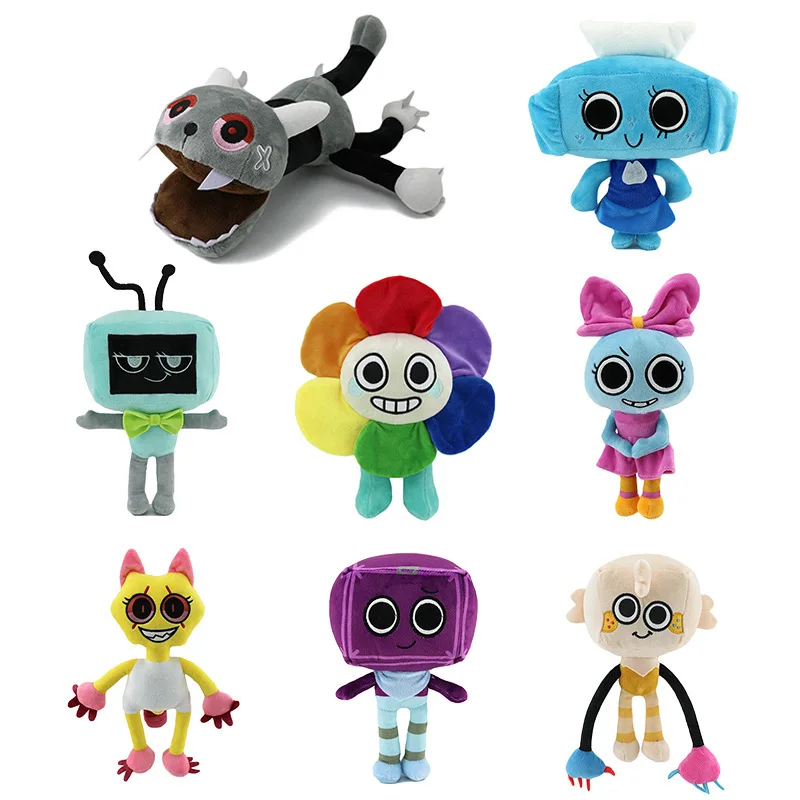 

Плюшевая игрушка Roblox Dandy's World: серый монстр-подсолнух, персонаж игры, мягкая игрушка для фанатов, подарок на день рождения