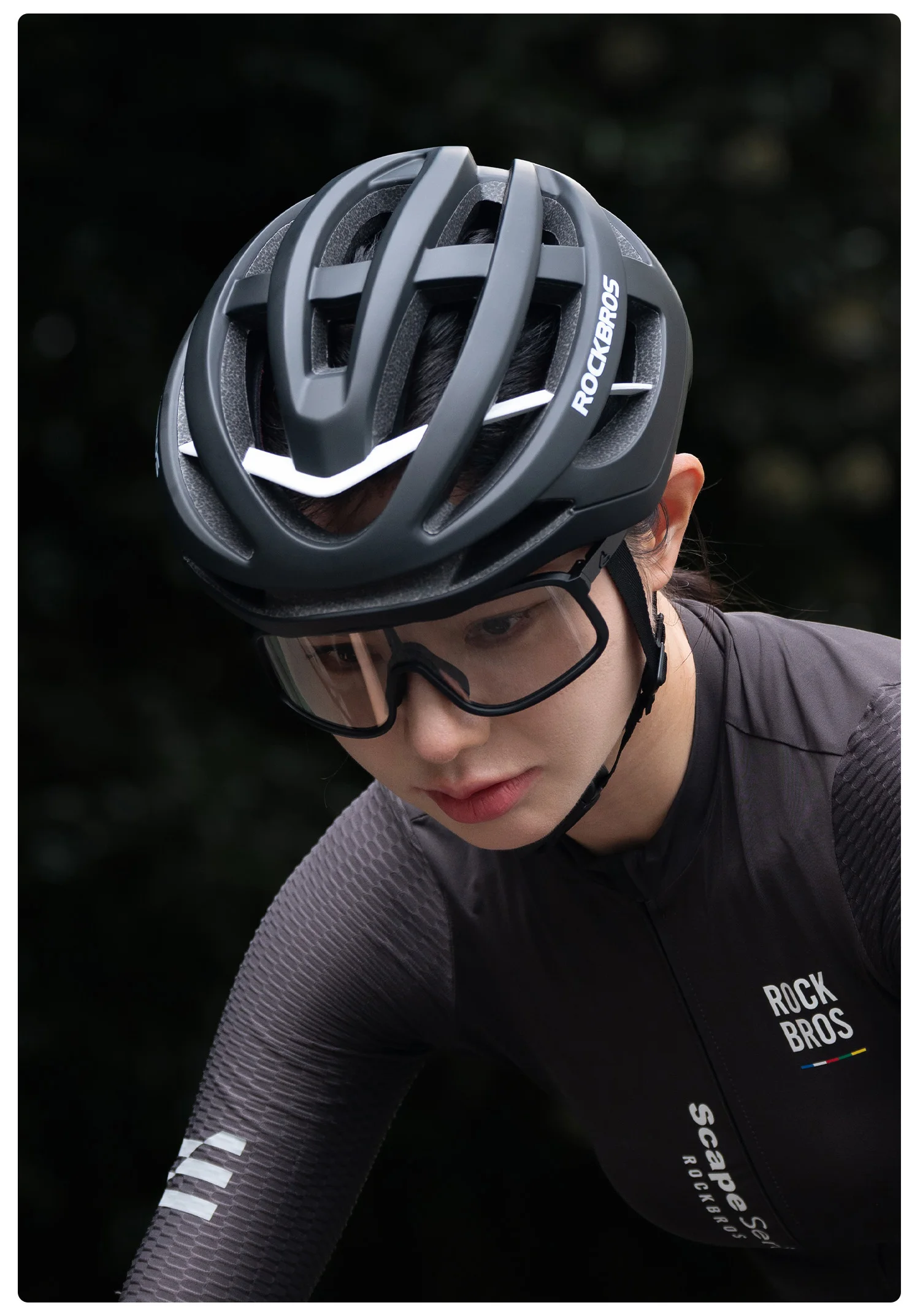 ROCKBROS Fahrradhelm ultraleicht atmungsaktiv integrierter Helm verstellbar mit Magnetverschluss Kopfschutz beim Radfahren Sicherheitshelm – Detail 16