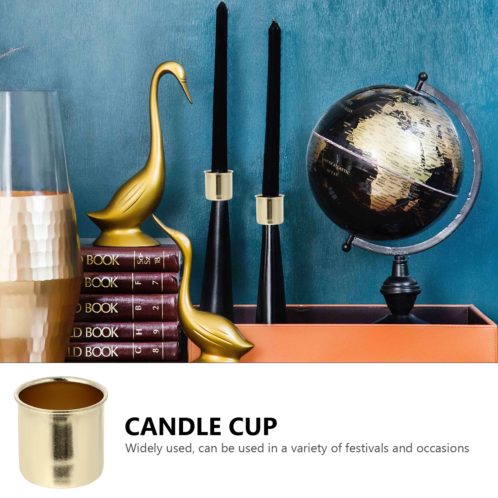 

10pcs Cup Art Diy Holder For Xmas Wedding Decor Table Festival Candleholder Centerpiece Containers Party Decor