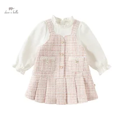 Dave Bella Princess Dress for Girls Baby Children 2024 New Autumn Sweet Gentle Fashion Noble Party Outdoor DB3241581