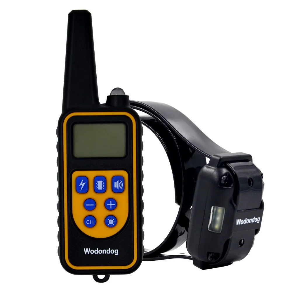 

Wodondog Rechargeable 800M Waterproof IP7 Pet Best Electronic Beeper Remote Vibrating Dog Training Collar