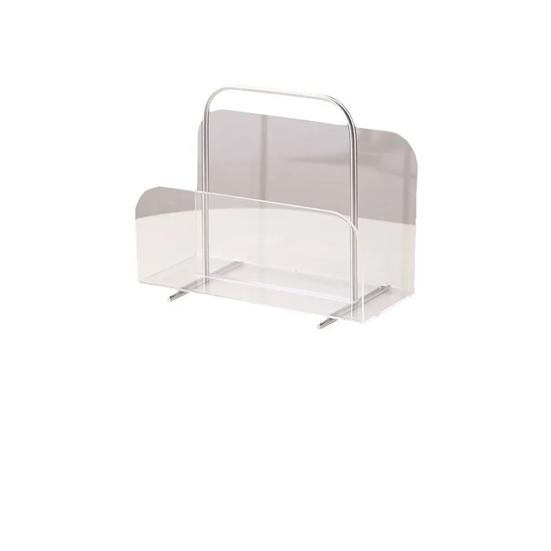 

DSA Modern Minimalist Acrylic Book and Newspaper Shelf Ornament Model Room Sales Department Living Room Study Handle Magazine