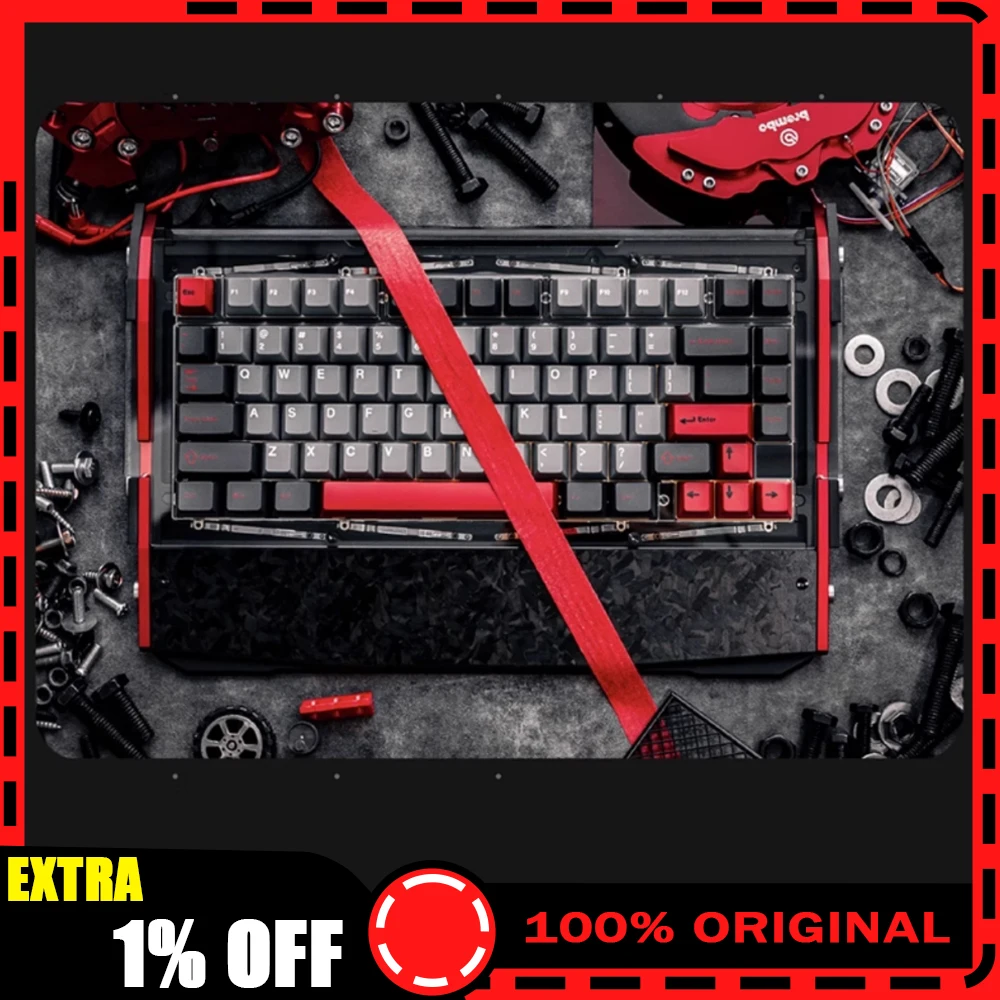 

Angry Miao Dry Studio Black Diamond 75 RT Клавиатура с магнитным переключателем Проводная механическая клавиатура 0,04 ммRT 8000 Гц Игровые клавиатуры