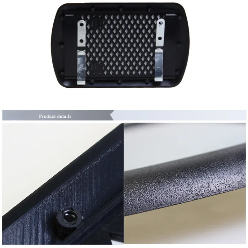 جديد خفيف الوزن سيارة الداخلية مرآة الرؤية الخلفية لاصق خلفي الفولاذ المقاوم للصدأ Sunvisor الديكور مرآة لوضع مساحيق التجميل الشمس قناع تصميم السيارة