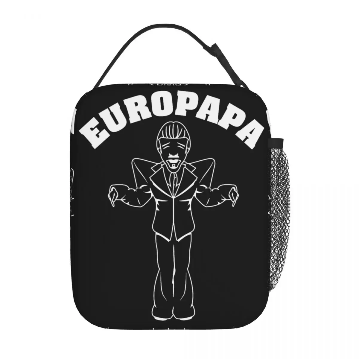 Novelty Joost Klein Europapa Lunch Bag For Children Eurovisioned 2024 Lunch Box School Insulated Thermal Handbags Cooler Bag