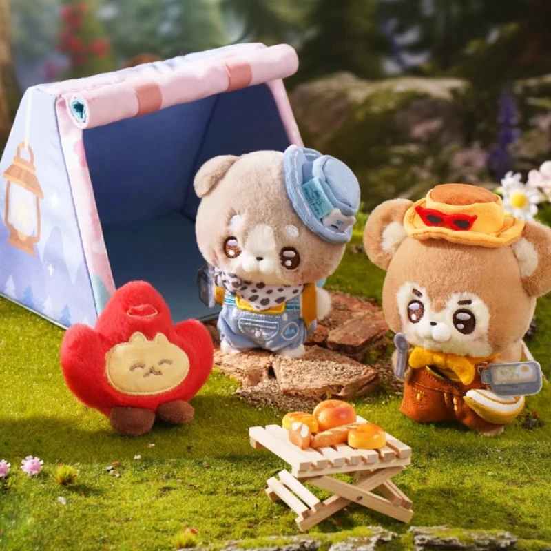 Oryginalna lalka 12 cm, pluszowa zabawka, piesek, uroczy króliczek, ozdoby, upokój, prezent urodzinowy dla dziewczynki, do podarowania przyjaciołkom.