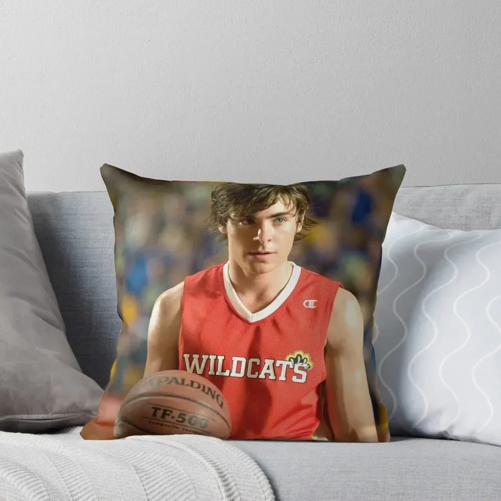 Troy Bolton Throw Pillow Cushions Cover Christmas Pillow pillow